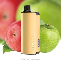 Alibarbar Nicotine Vape - Alibarbar Ingot 9000 engangs vape DHP228 dobbelt æble