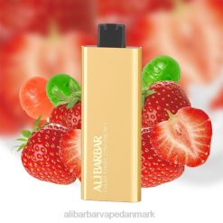 Alibarbar Vape Danmark - Alibarbar Pandora 7000 engangsvape DHP253 chupa chups jordbær