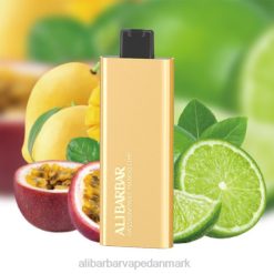Alibarbar Vape Review - Alibarbar Pandora 7000 engangsvape DHP258 passionsfrugt mango lime