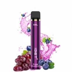 IGET XXL 1800 Puff Dru Blåbær - Udgået Engangs Vape