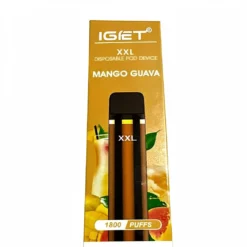 IGET XXL 1800 Puff Mango Guava Engangs Vape