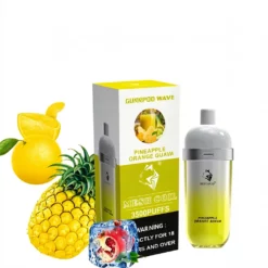 Gunnpod WAVE Engangs 3500 pust – Ananas Appelsin Guava