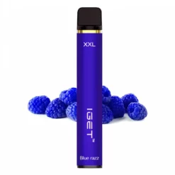 IGET XXL 1800 Puff – Blue Razz (Hindbær) – Engangsvape