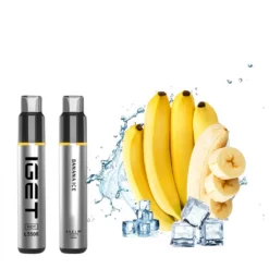 IGET HOT Legend Engangsvape 5500 Puff Banana Ice 5% Nikotin