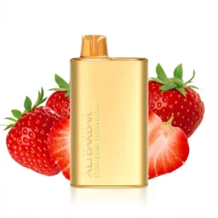 Alibarbar Strawberry Hudda Budda Engangsvape 8000 Sug