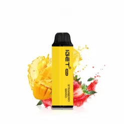 IGET Mega Jordbær Mango 3000 Pust 10ml 5% Engangsvape